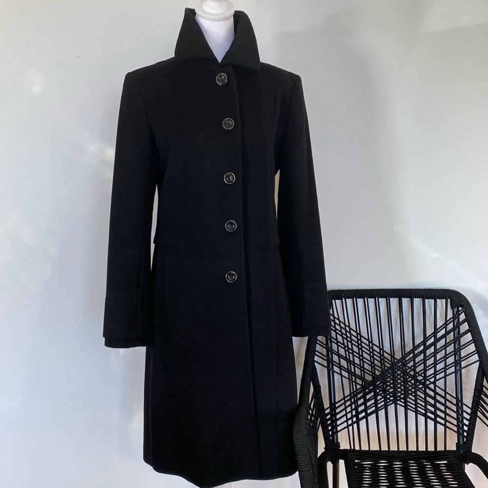 Black classic coat